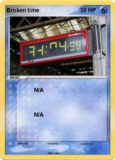 Pokemon Broken time