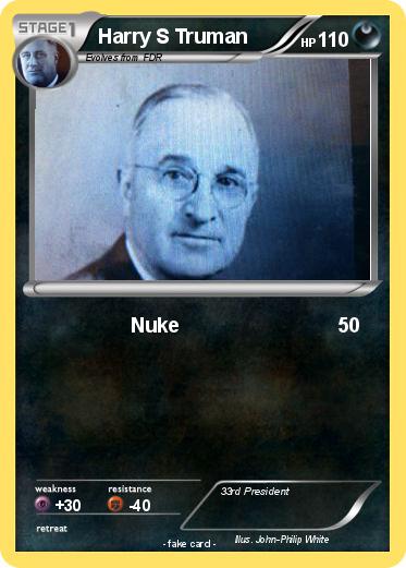 Pokemon Harry S Truman