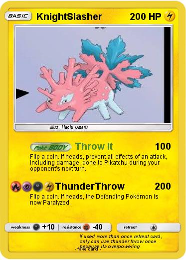 Pokemon KnightSlasher