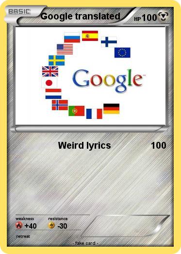 Pokemon Google translated