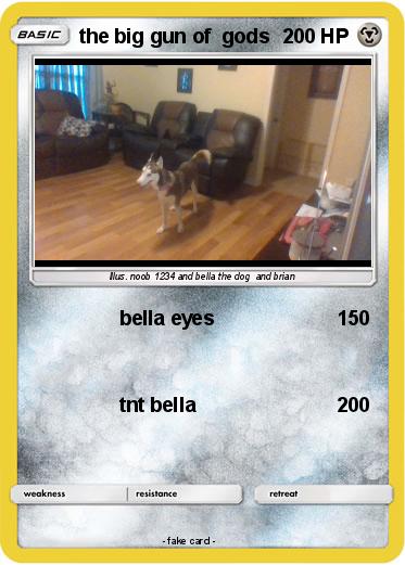 Pokemon the big gun of  gods