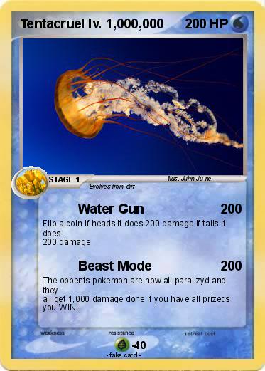 Pokemon Tentacruel lv. 1,000,000