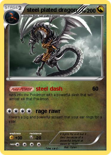 Pokemon steel plated dragon