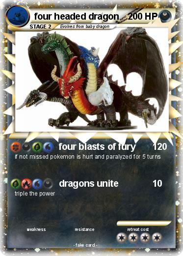 Pokemon four headed dragon