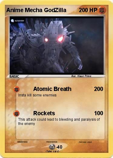 Pokemon Anime Mecha GodZilla