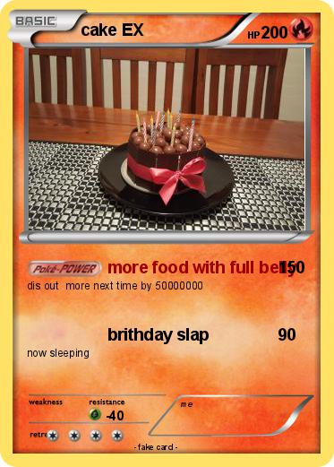 Pokemon cake EX