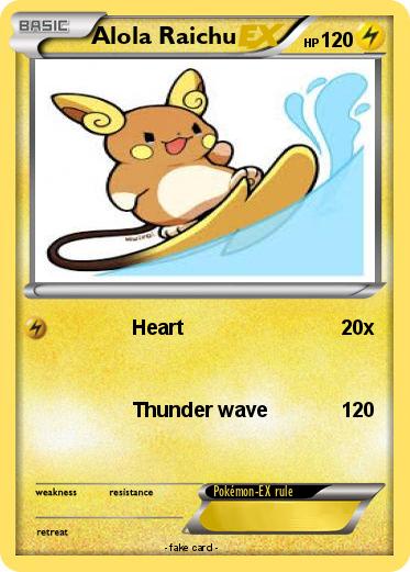 Pokemon Alola Raichu