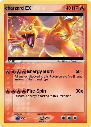 Pokemon charzard EX