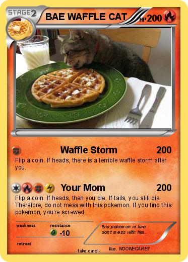 Pokemon BAE WAFFLE CAT