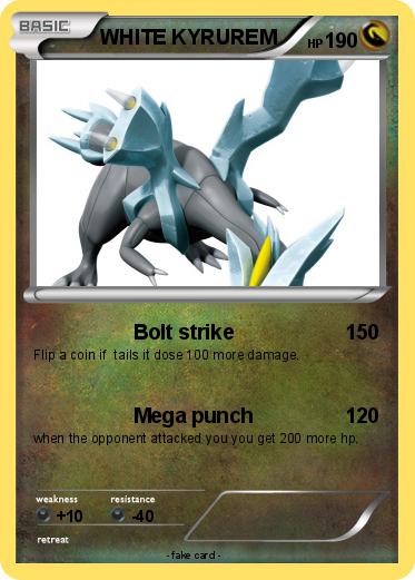 Pokemon WHITE KYRUREM