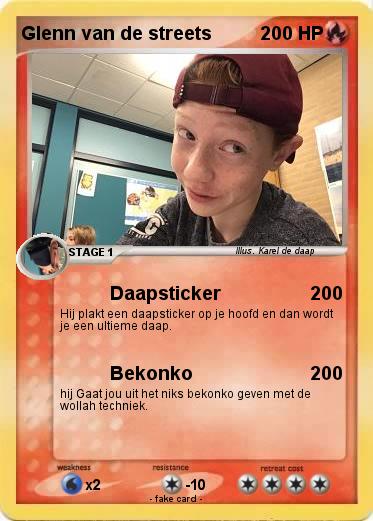 Pokemon Glenn van de streets