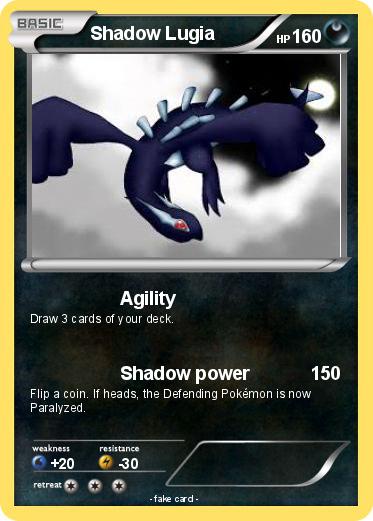 Pokemon Shadow Lugia