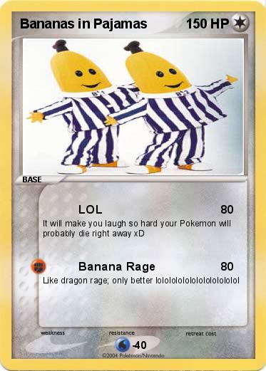 Pokemon Bananas in Pajamas