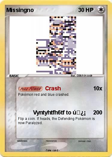 Pokemon Missingno
