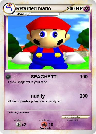 Pokemon Retarded mario