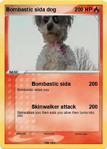 Pokemon Bombastic sida dog