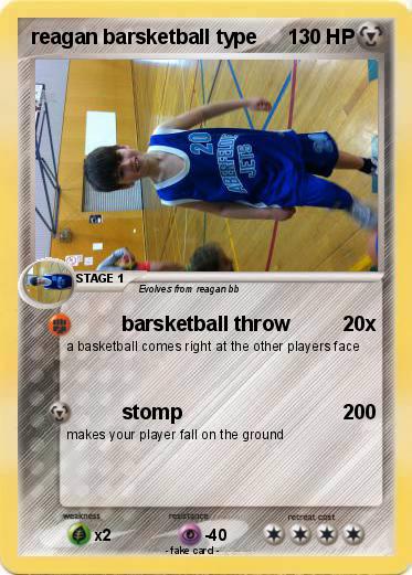 Pokemon reagan barsketball type