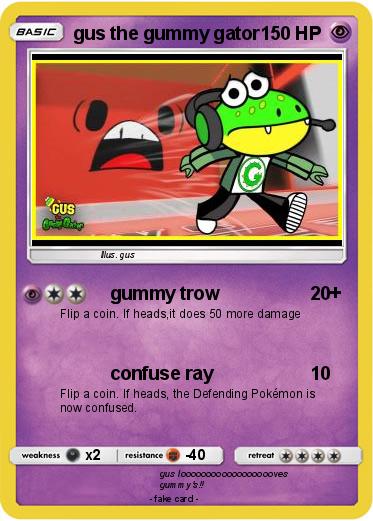 Pokemon gus the gummy gator