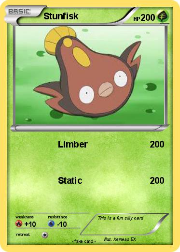 Pokemon Stunfisk