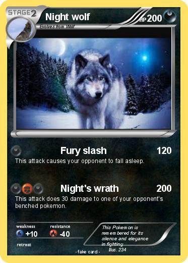 Pokemon Night wolf