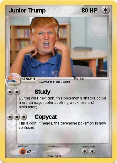 Pokemon Junior Trump