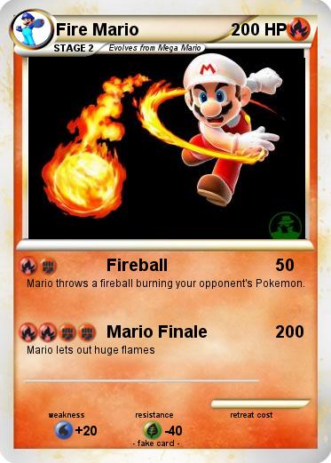 Pokemon Fire Mario