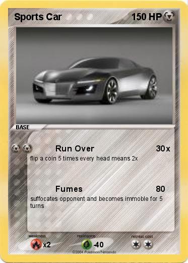 Pokemon Sports Car
