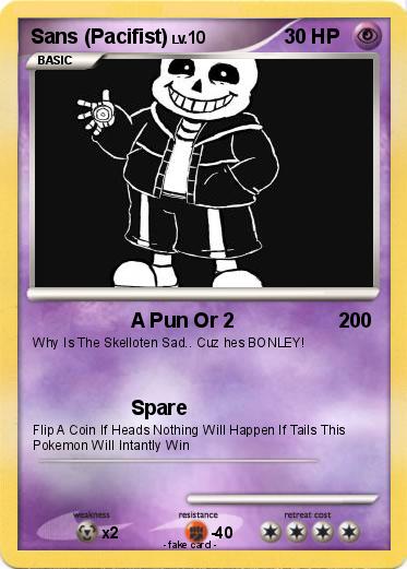 Pokemon Sans (Pacifist)