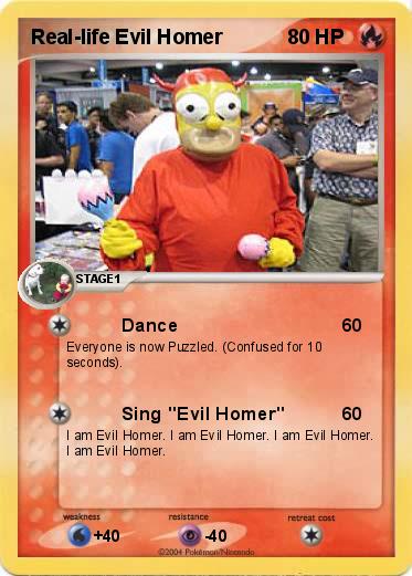Pokemon Real-life Evil Homer