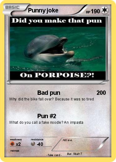 Pokemon Punny joke