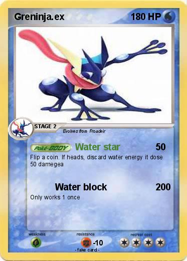 Pokemon Greninja.ex