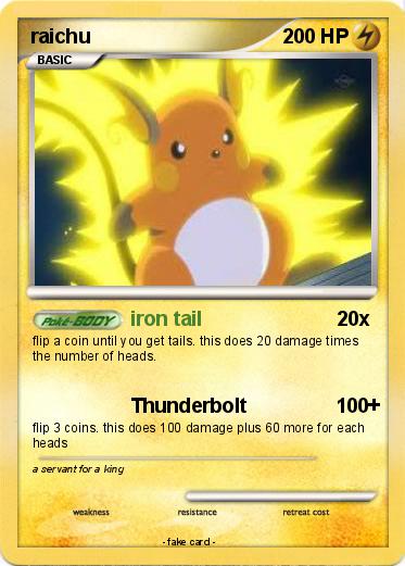 Pokemon raichu