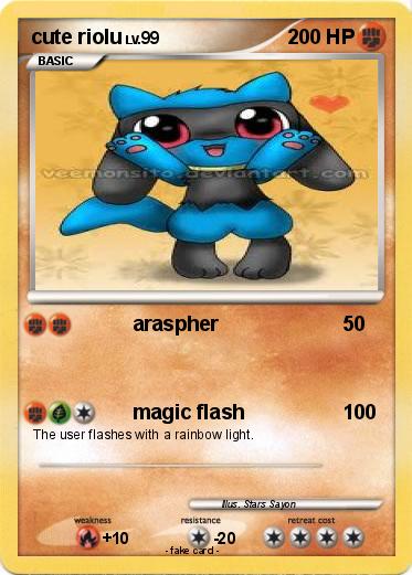 Pokemon cute riolu