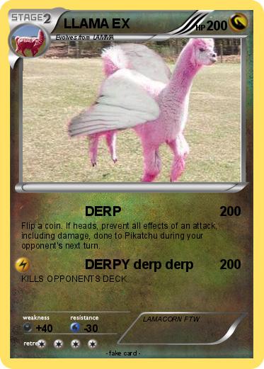 Pokemon LLAMA EX