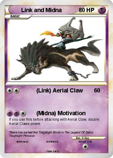 Pokemon Link and Midna Pokemon Link and Midna