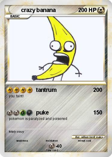 Pokemon crazy banana