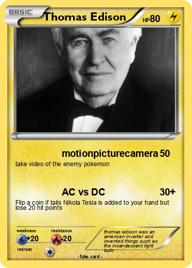 Pokemon Thomas Edison