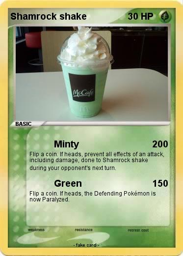 Pokemon Shamrock shake
