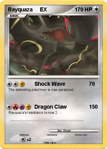 Pokemon Rayquaza     EX