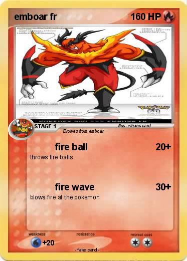 Pokemon emboar fr