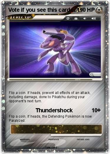 Pokemon Vote if you see this card