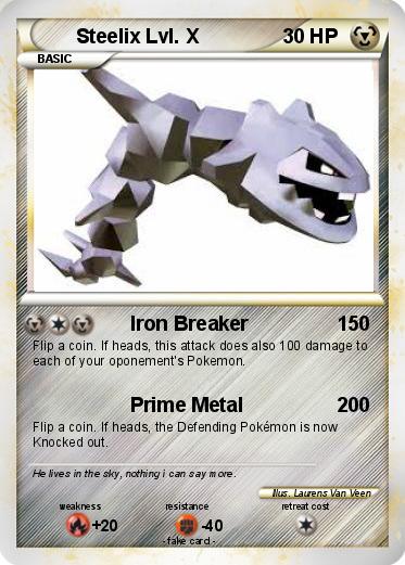 Pokemon Steelix Lvl. X