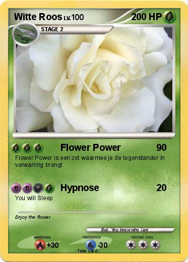 Pokemon Witte Roos