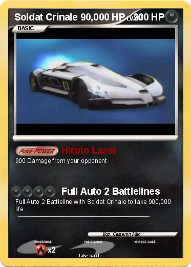 Pokemon Soldat Crinale 90,000 HP