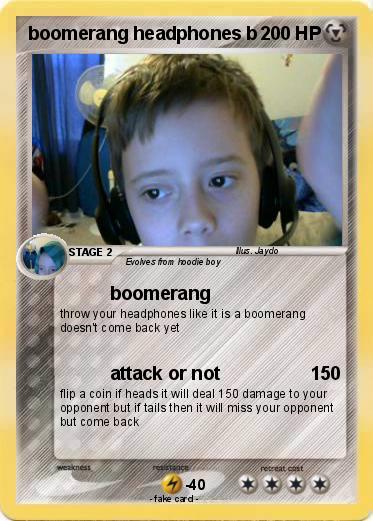 Pokemon boomerang headphones b