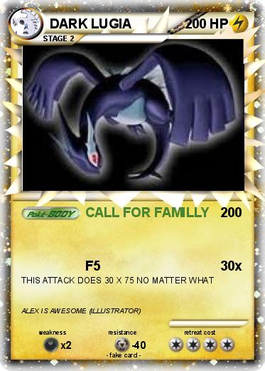 Pokemon DARK LUGIA