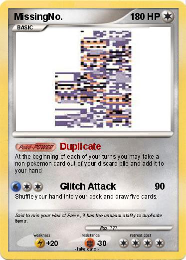 Pokemon MissingNo.