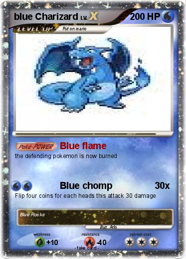 Pokemon blue Charizard