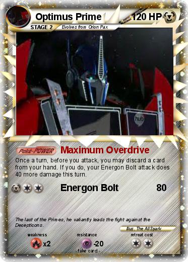 Pokemon Optimus Prime