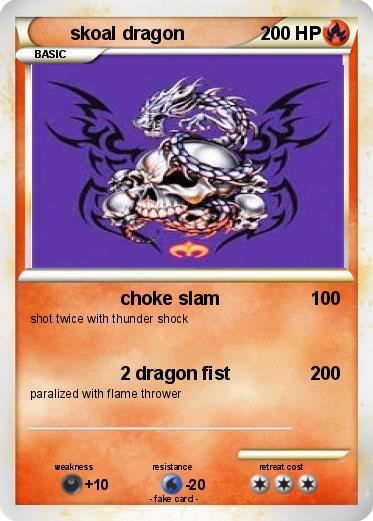 Pokemon skoal dragon
